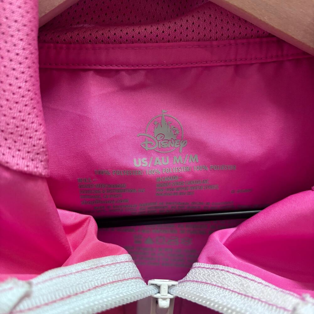 Disney Parks "Dose of Disney" Pink Cropped Pullover Windbreaker – Size M - Picture 3 of 5